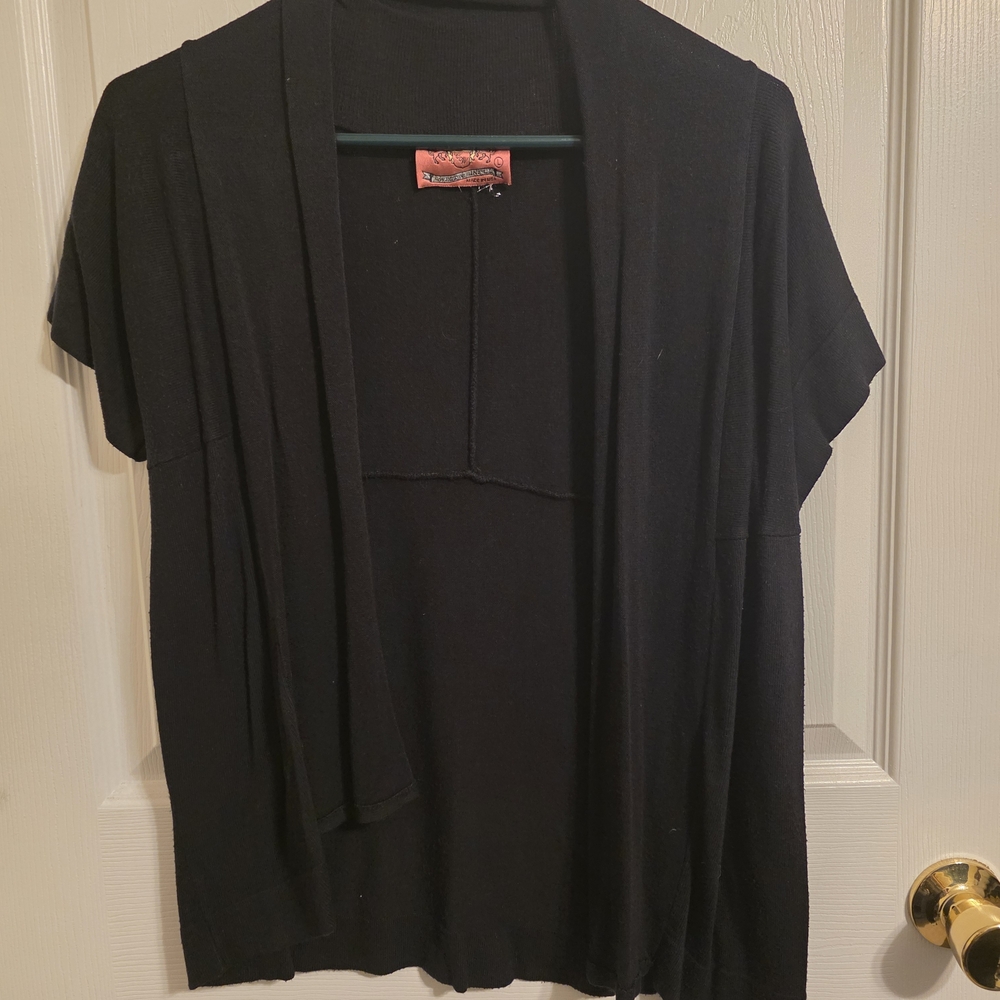 Black Cardigan Sweater